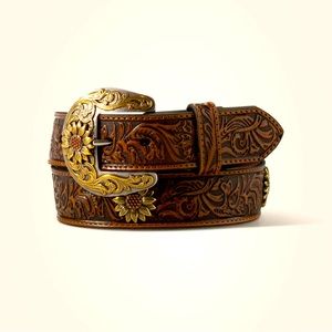 Ariat Women's Sunflower Medallion Belt